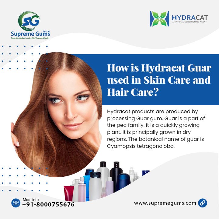 Supreme-gum_Blog_How-is-Hydracat-Guar-used-in-skin-care-and-hair-care